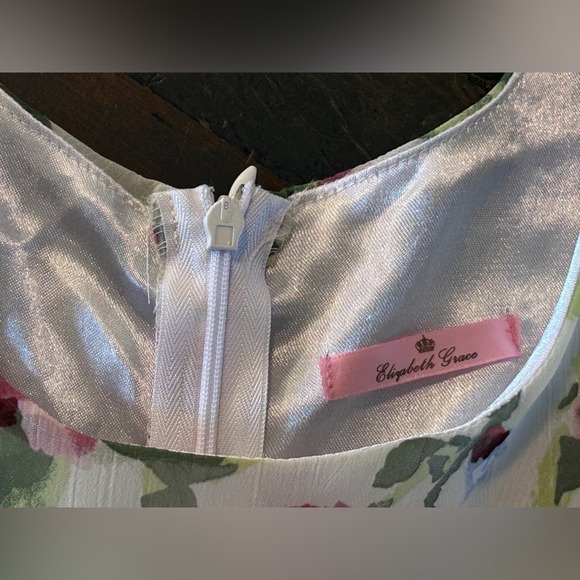 Vintage Housewife Handmade 1950's Inspired Floral Dress Modest Summer Spring - Picture 2 of 8